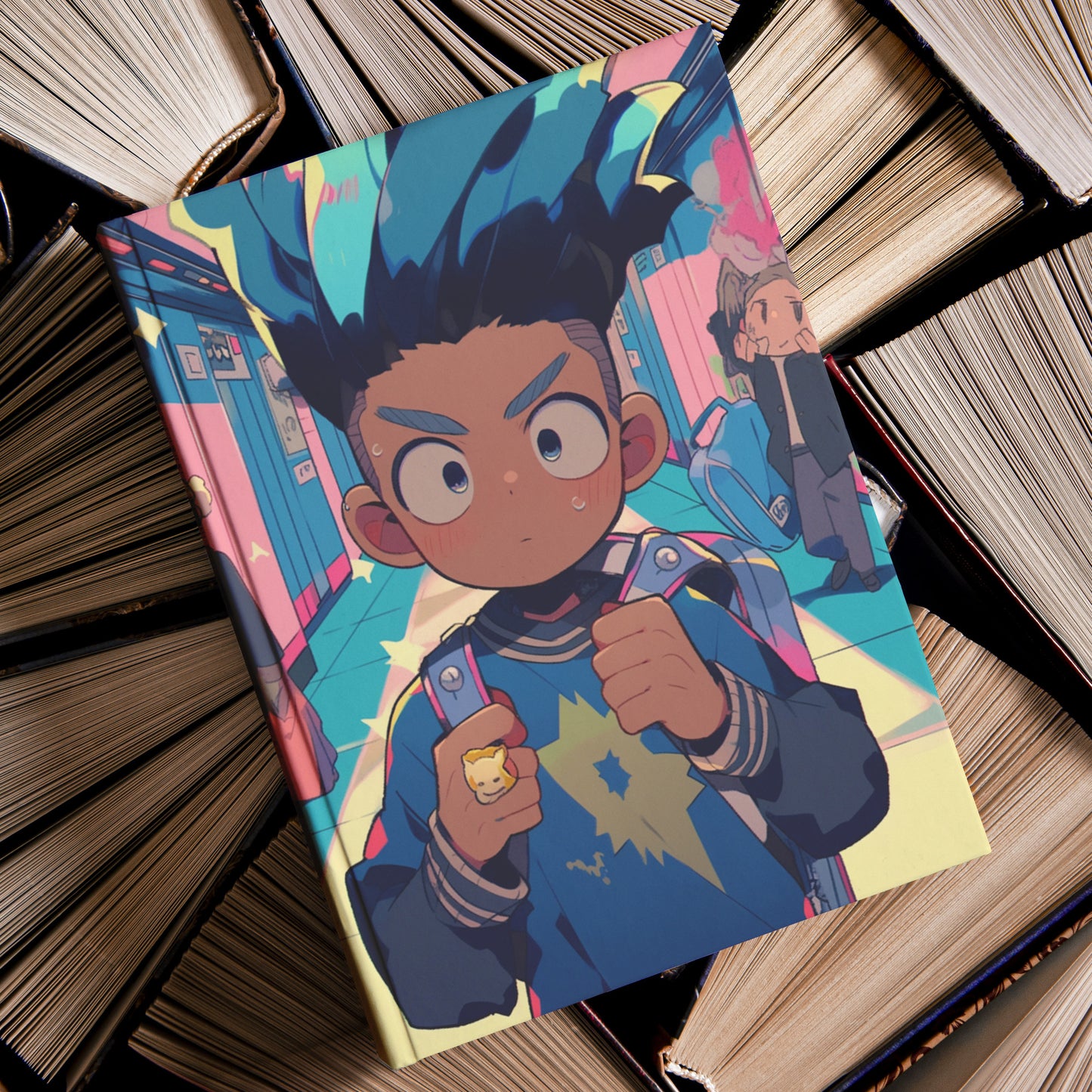 Anime Boy I Hardcover Journal