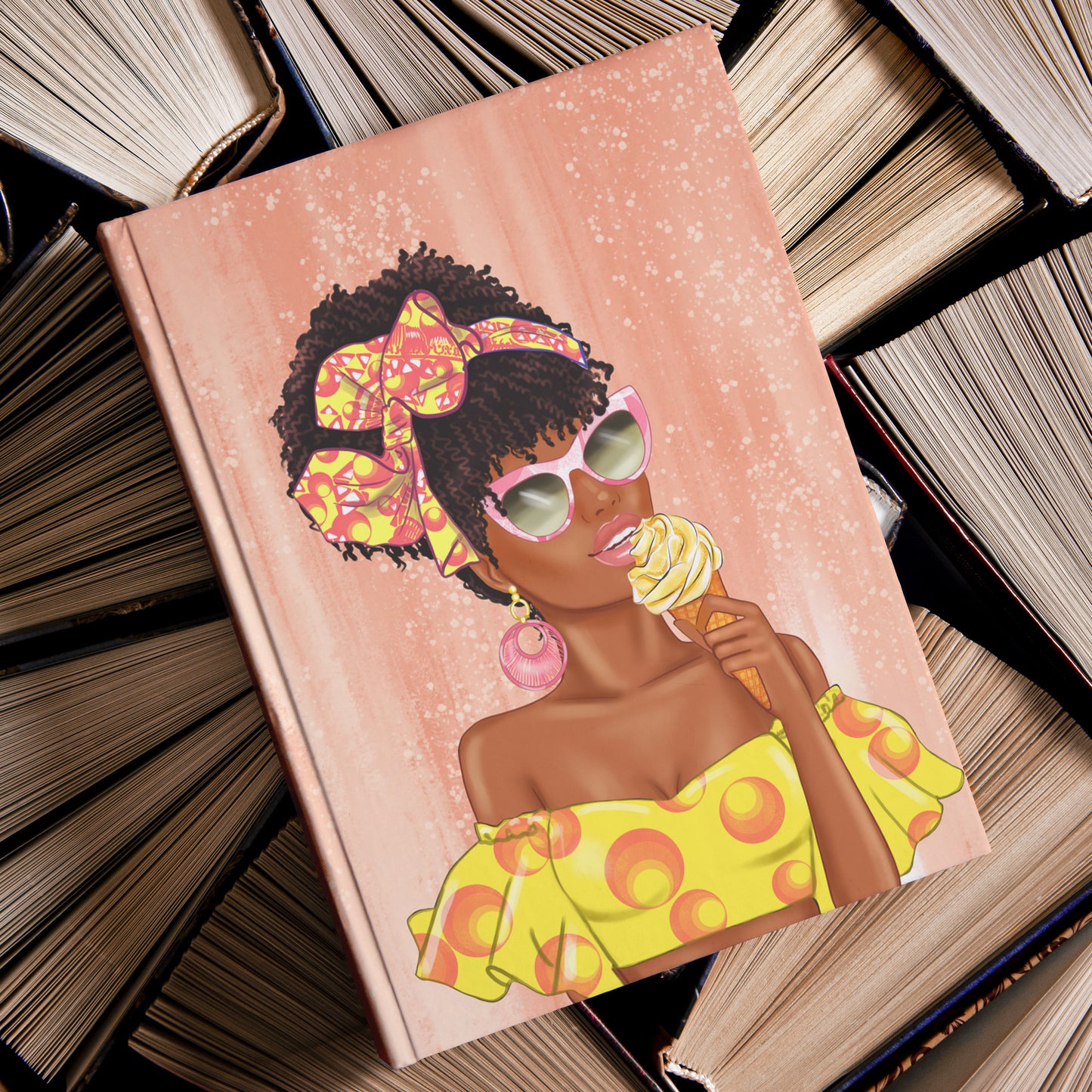 Ice Cream Social Hardcover Journal