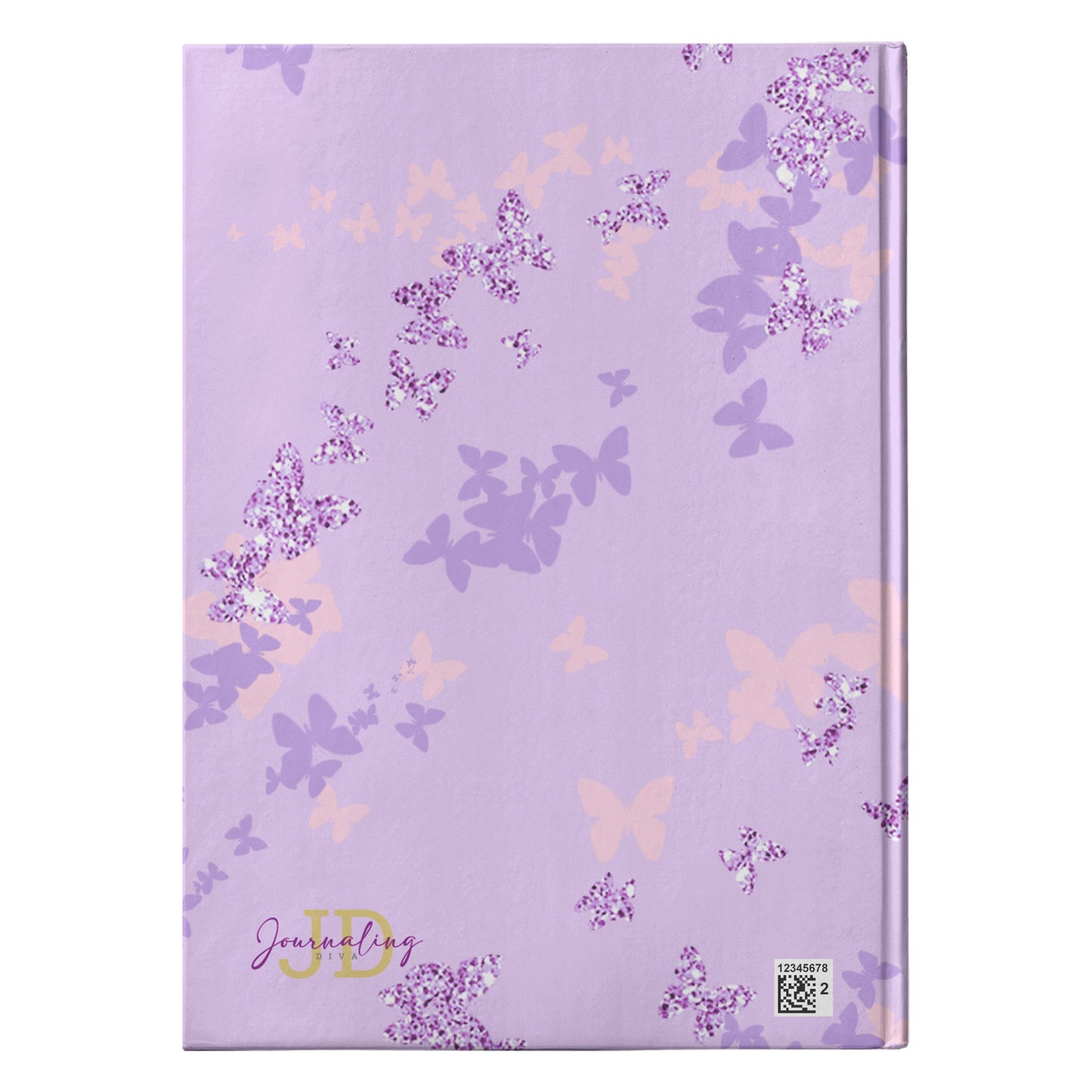 Ice Cream and Butterflies Hardcover Journal