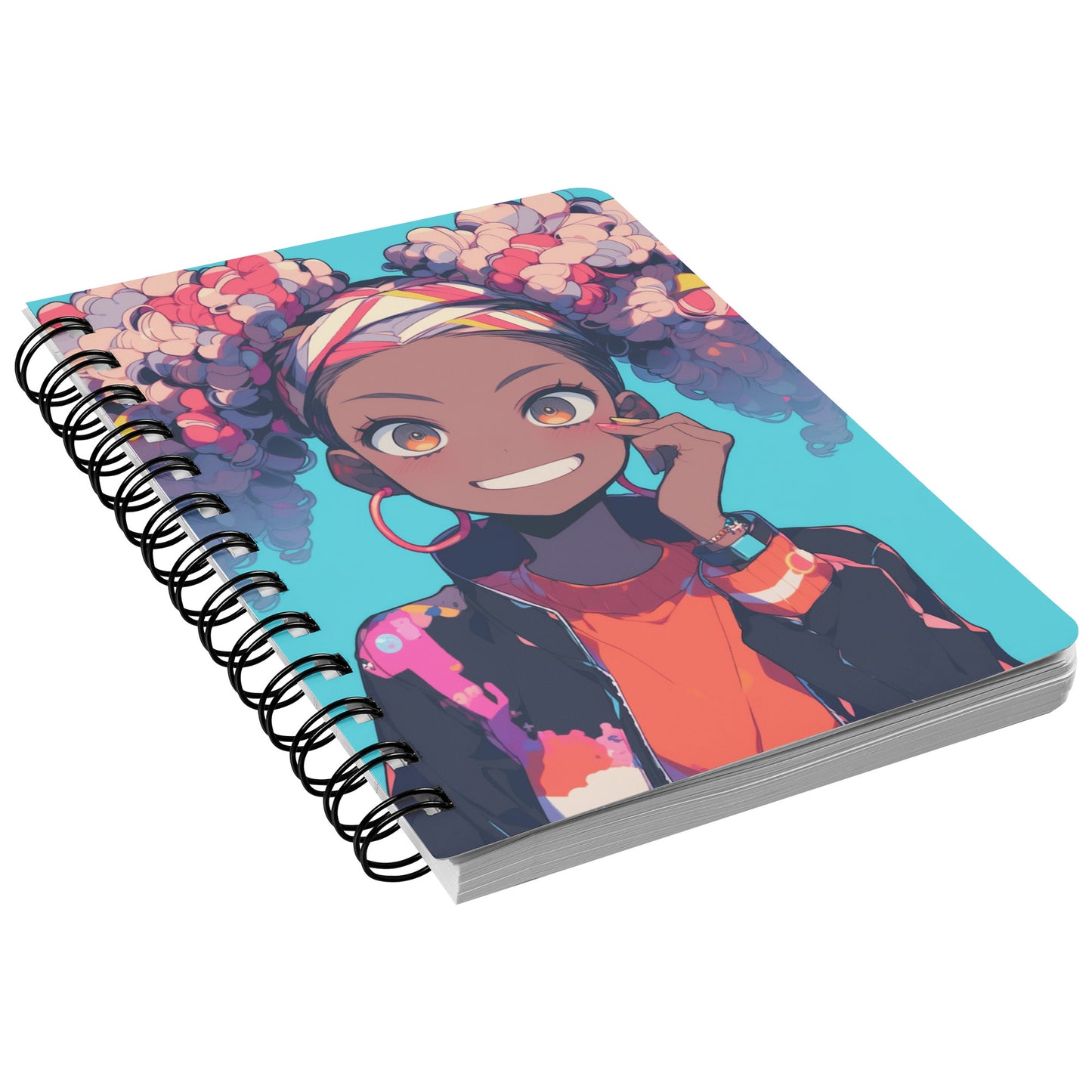 Anime School Girl III Spiral Notebook