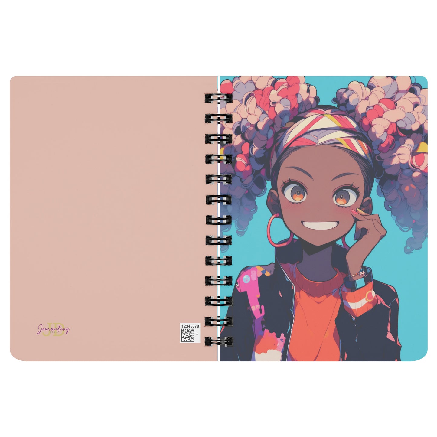 Anime School Girl III Spiral Notebook