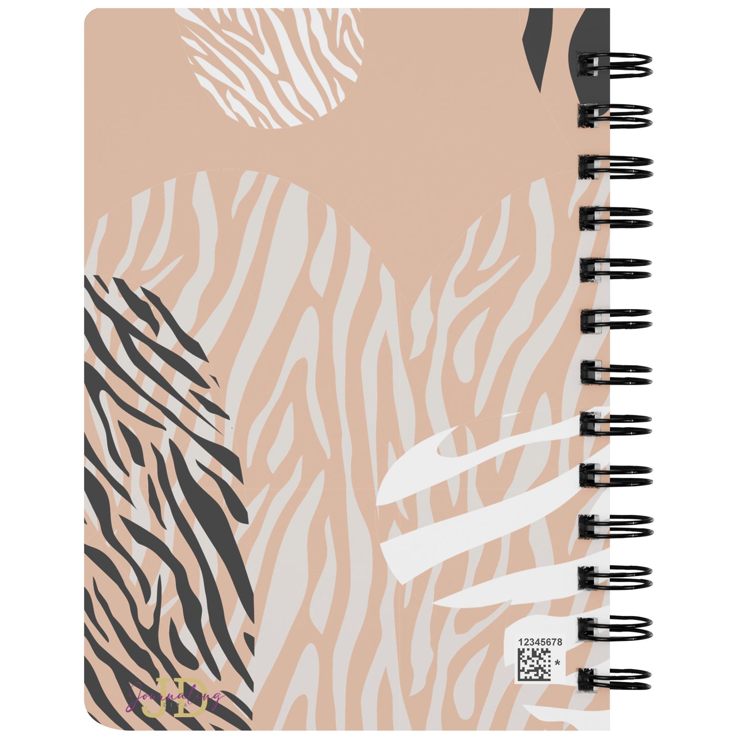 Zebra Print Spiral Notebook