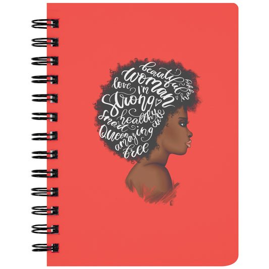 Afro Love Spiral Notebook I