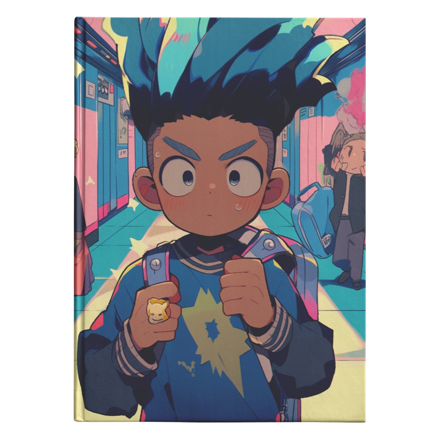 Anime Boy I Hardcover Journal