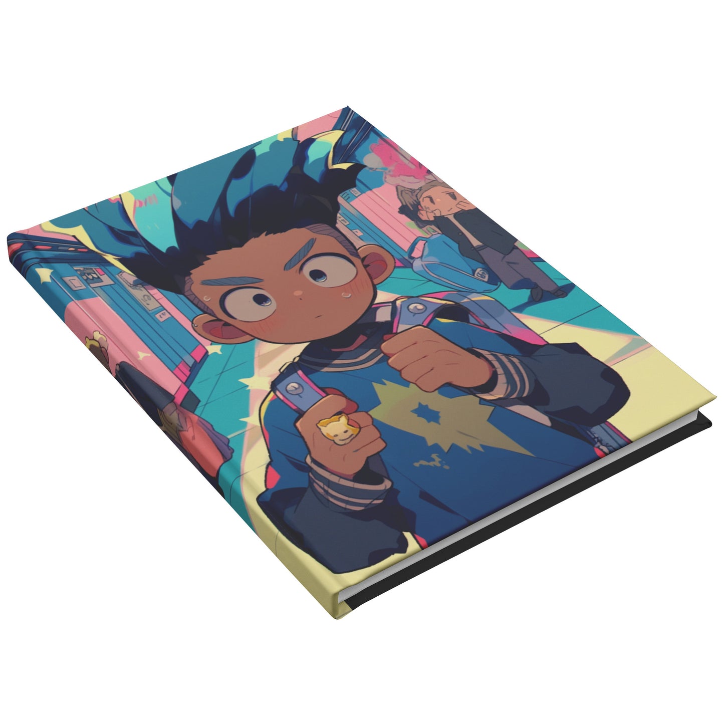 Anime Boy I Hardcover Journal