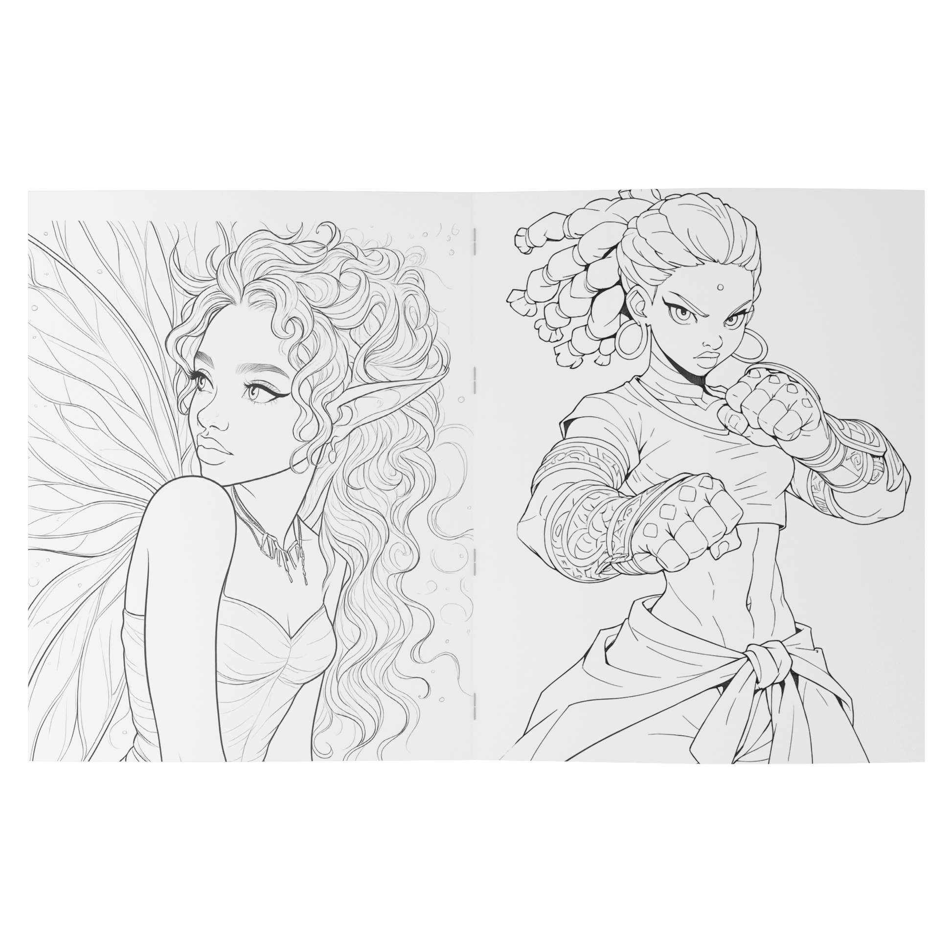 Fantasy_Adult_Coloring_Book__28_Pages_Open_Pages_Flat_Mockup.png