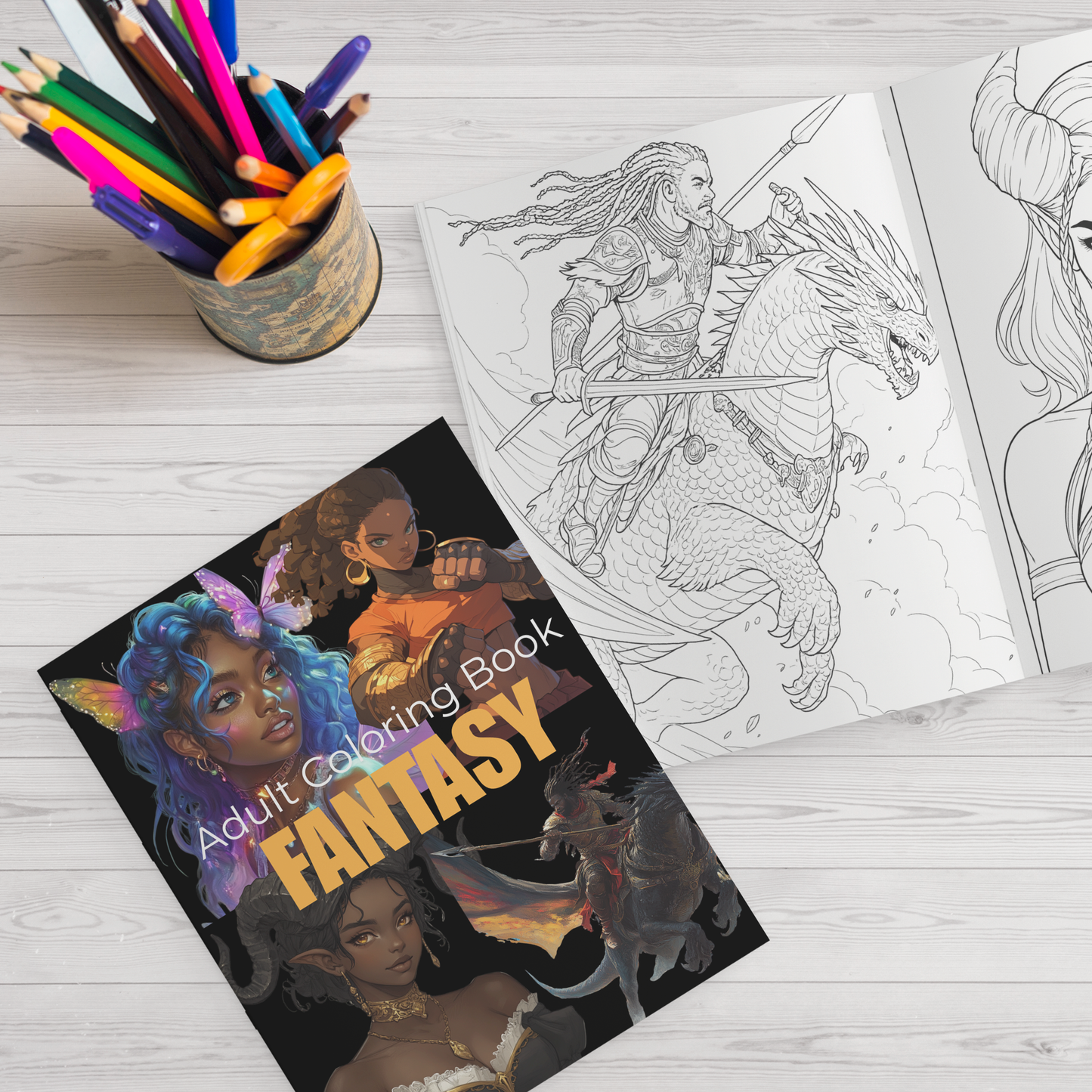 Fantasy_Adult_Coloring_Book__28_Pages_Overhead_Lifestyle_Mockup.png