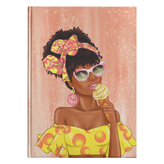 Ice Cream Social Hardcover Journal