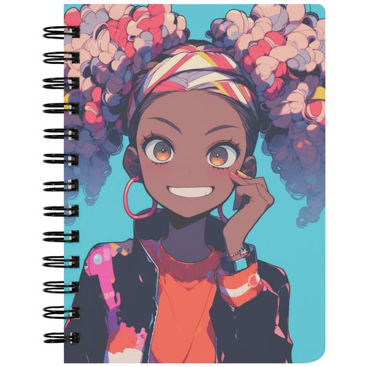 Anime School Girl III Spiral Notebook