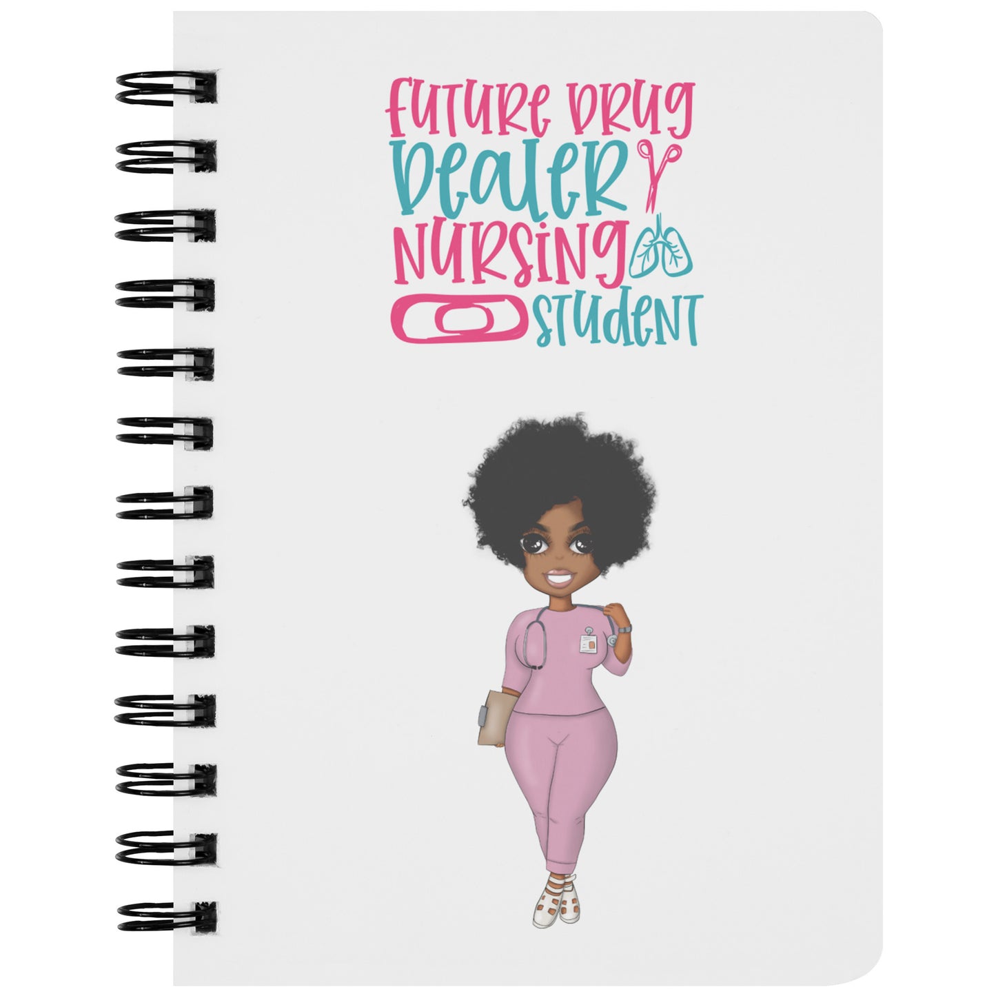 Scrubbed In Spiral Notebook