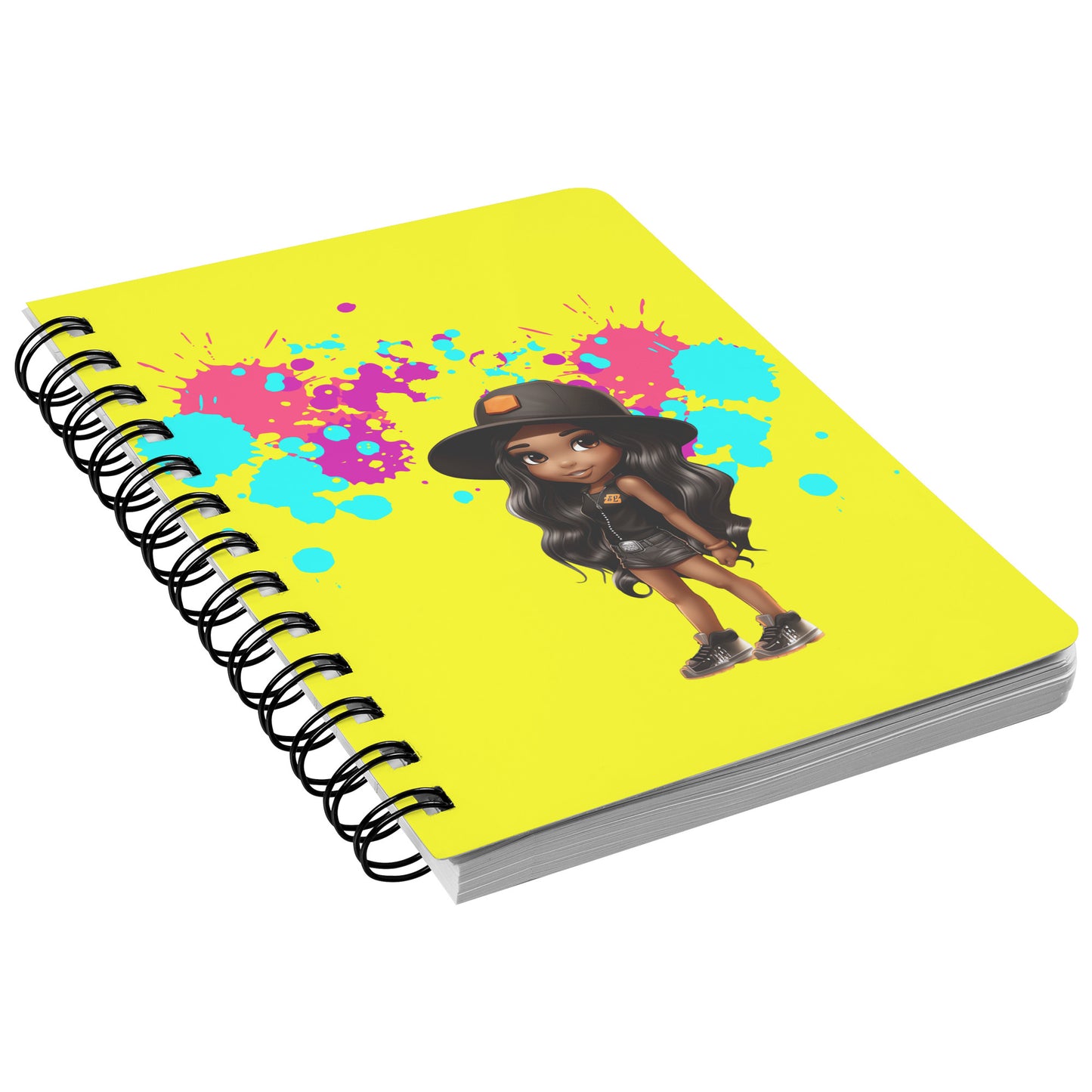 Long Hair Don't Care Spiral Notebook