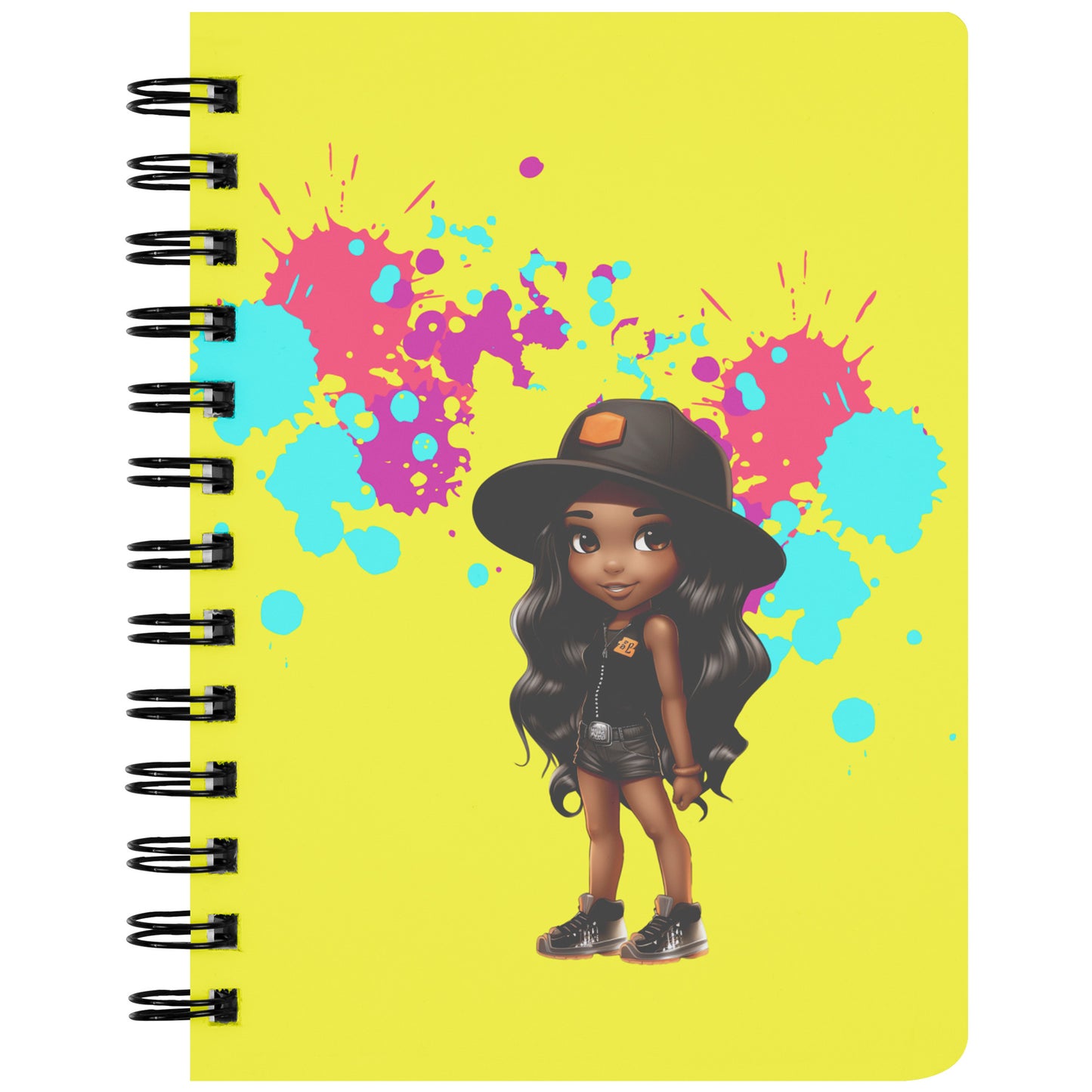 Long Hair Don't Care Spiral Notebook