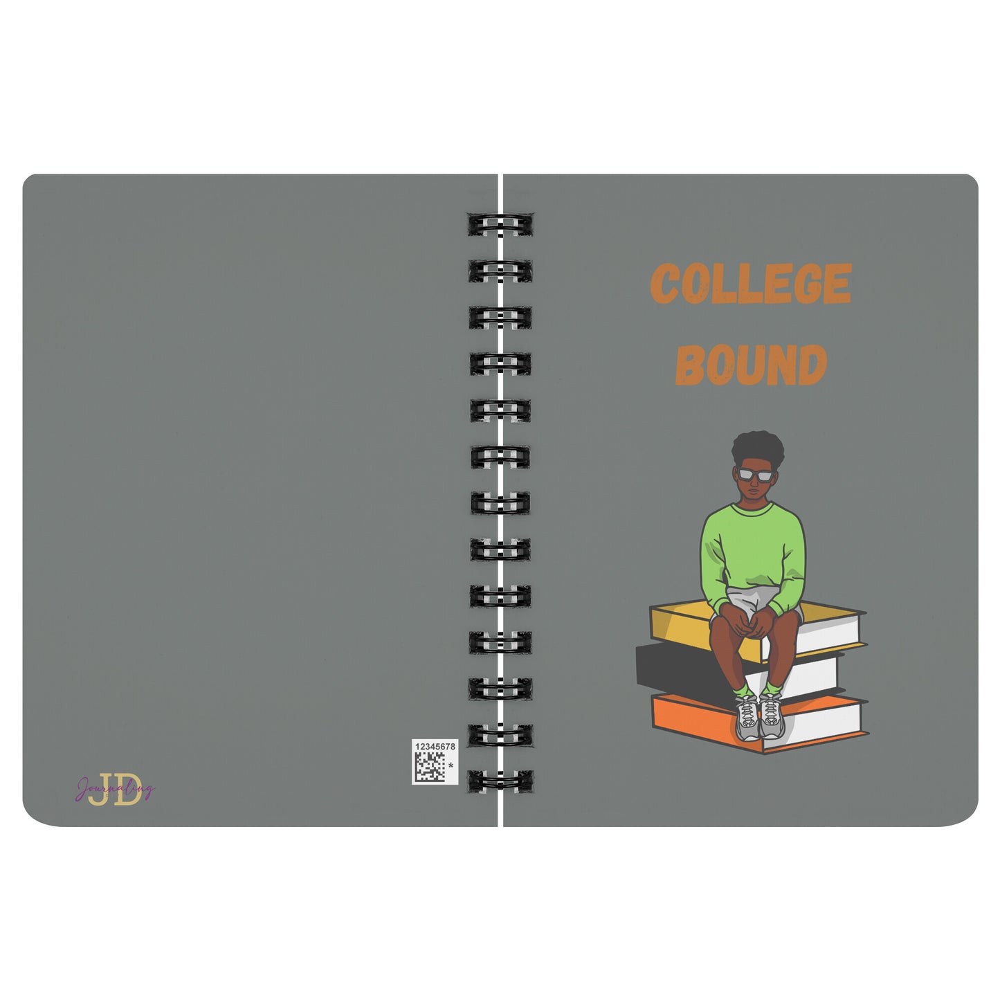 College Bound Boy Spiral Notebook