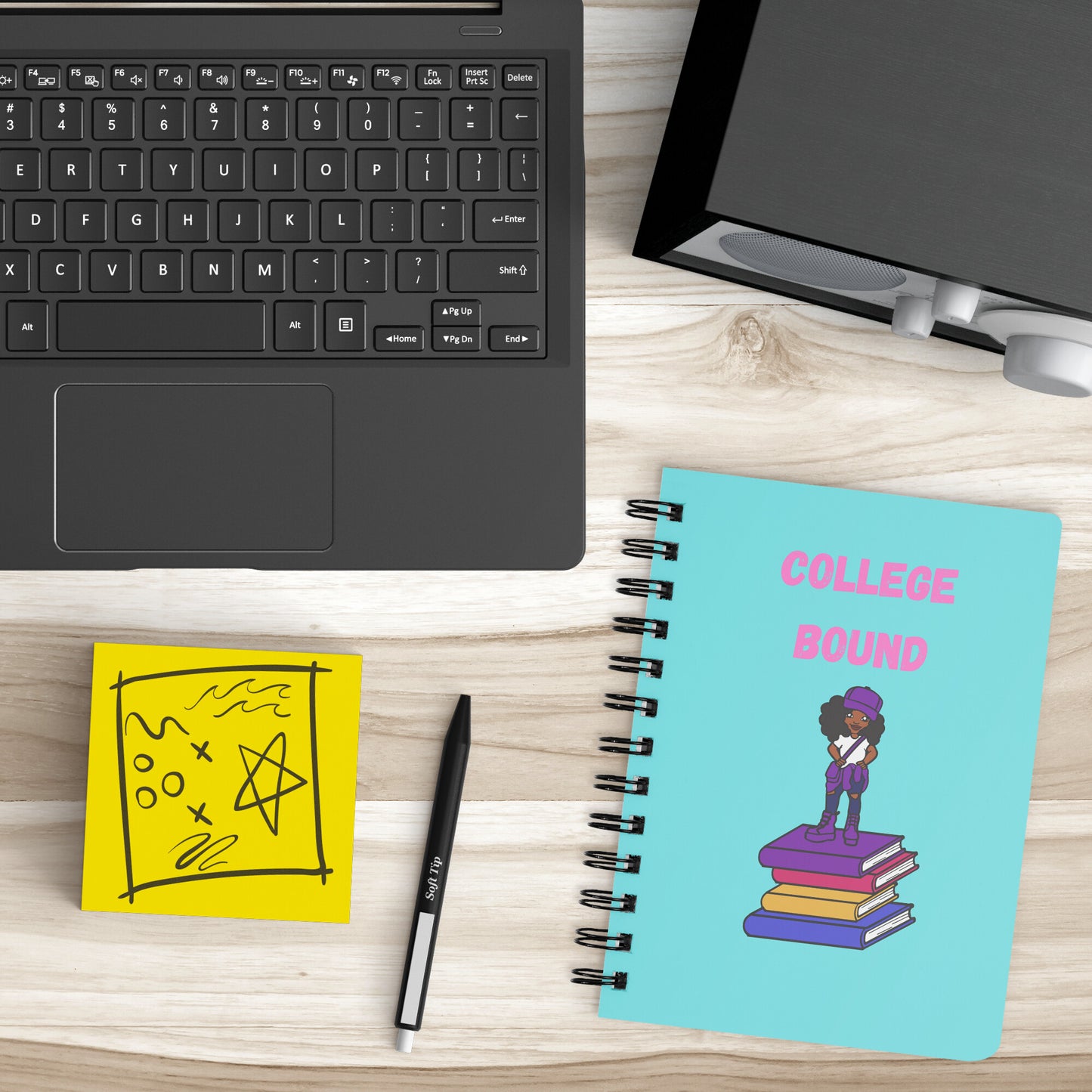 College Bound Girl Spiral Notebook