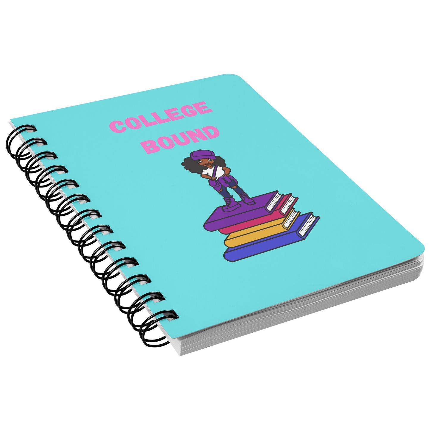 College Bound Girl Spiral Notebook