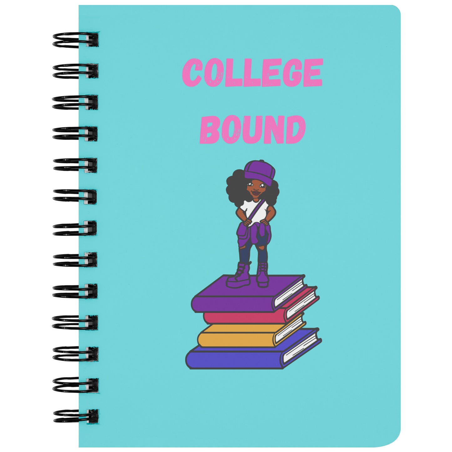 College Bound Girl Spiral Notebook