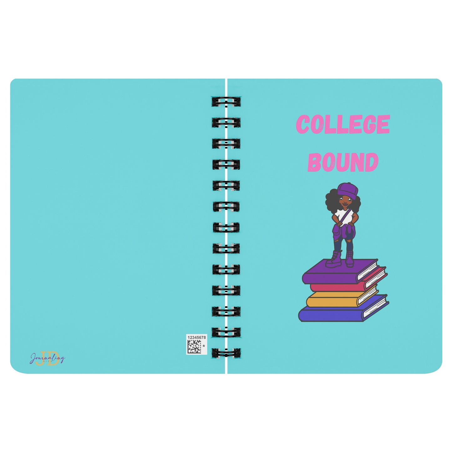 College Bound Girl Spiral Notebook